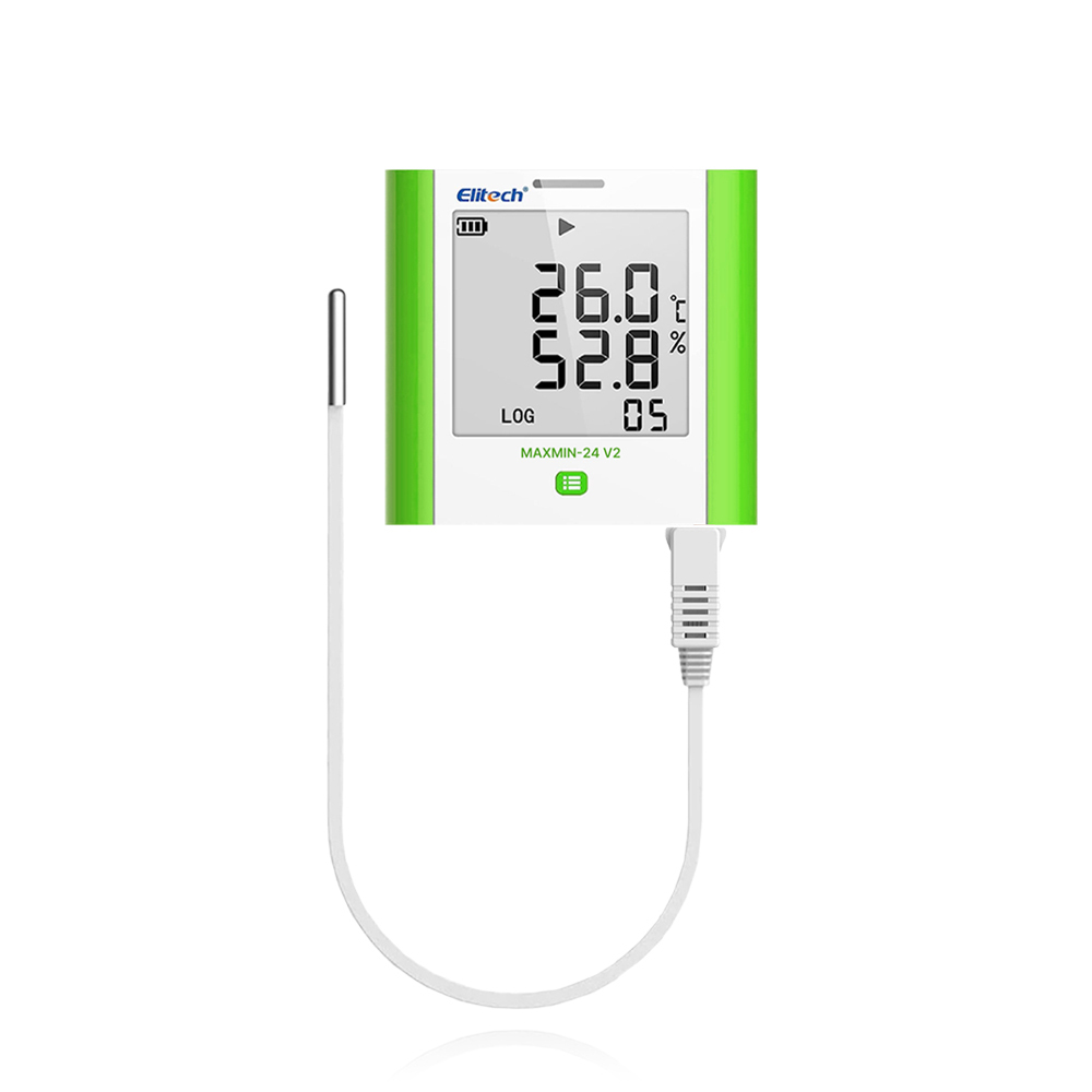 Elitech MAXMIN-24 V2 외장 롱센서 온습도기록계