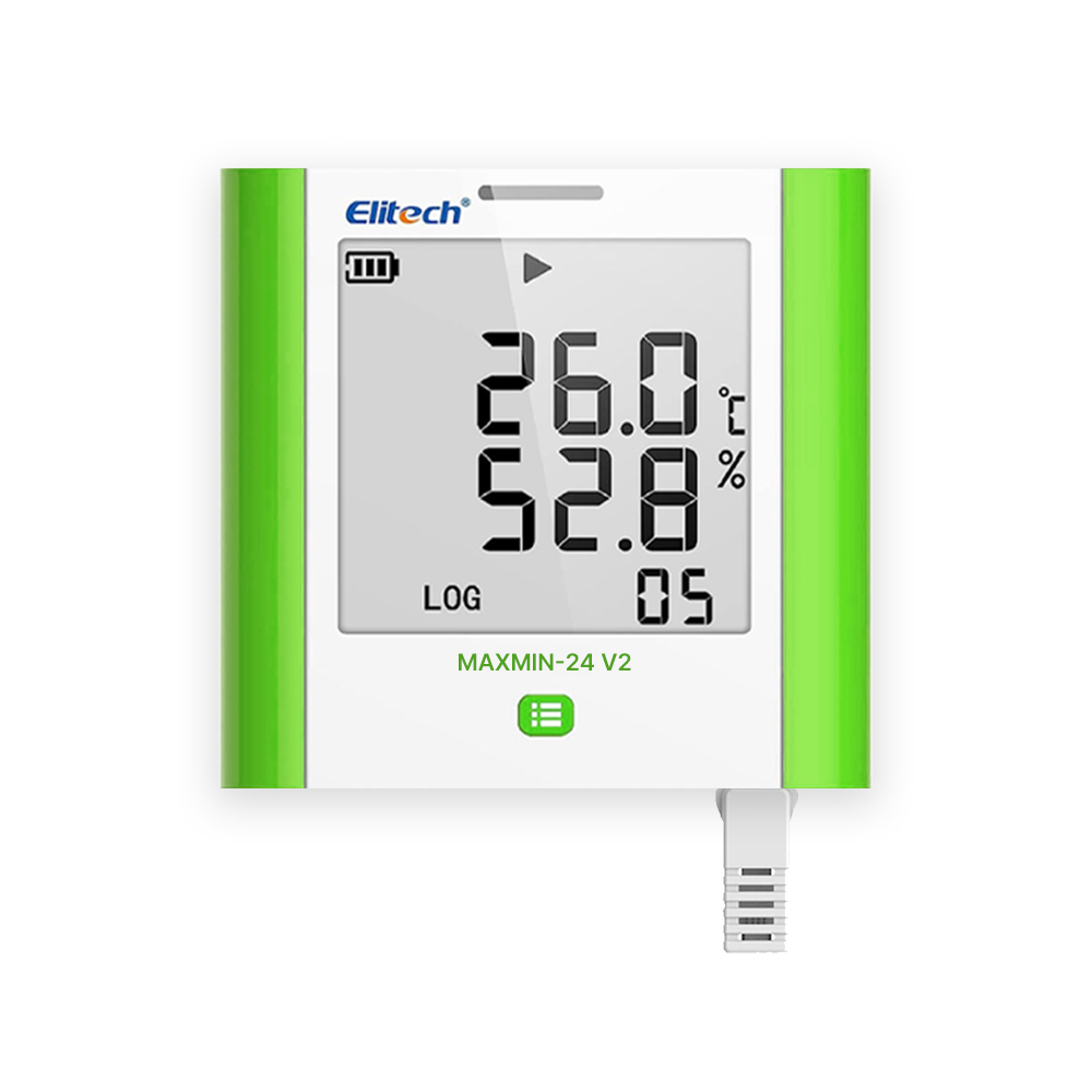 Elitech MAXMIN-24 V2 외장 숏센서 온습도기록계