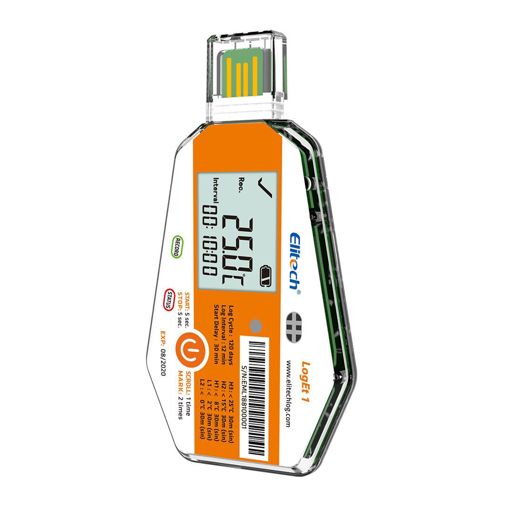Elitech LogEt-1T 일회용 USB 온도 기록계
