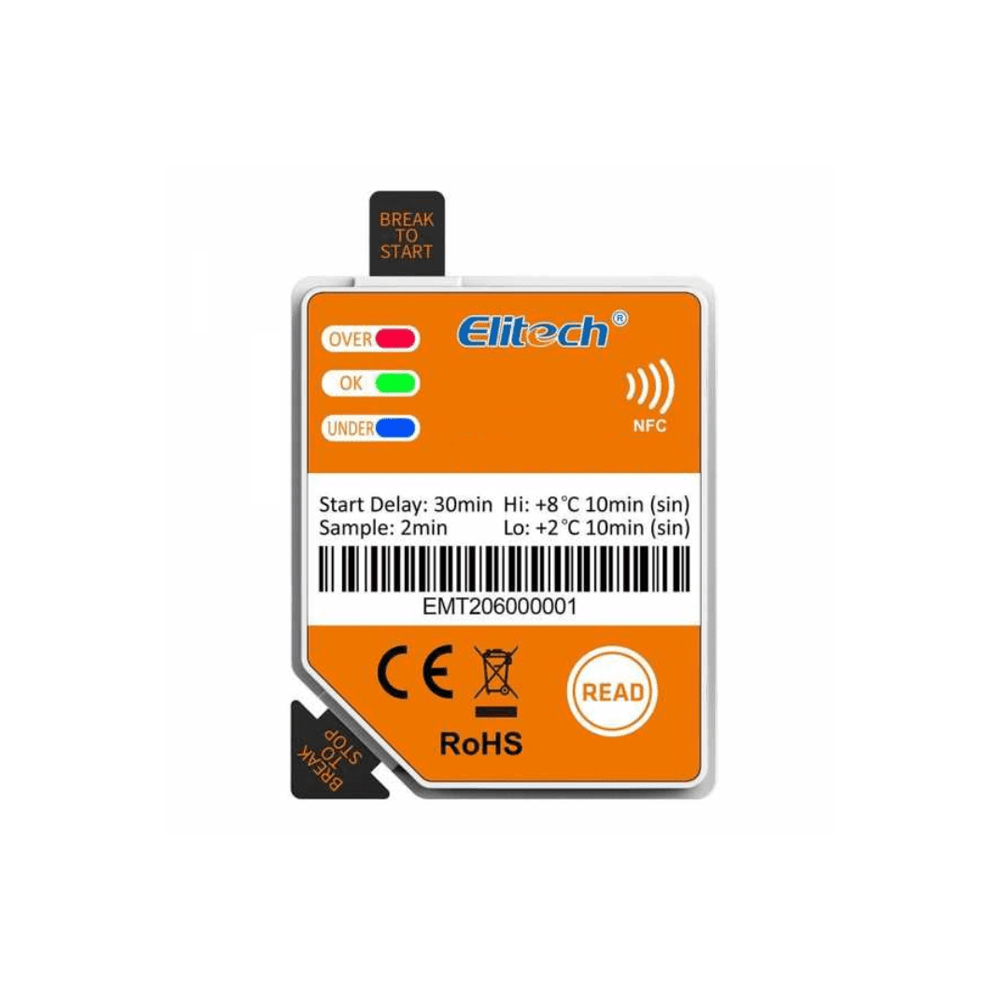 Elitech 커스터마이징 일회용 온도기록계