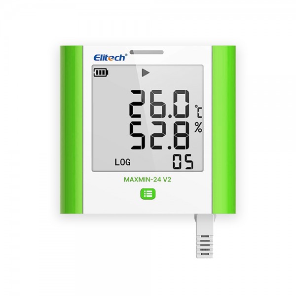 Elitech MAXMIN-24 V2 외장 숏센서 온습도기록계