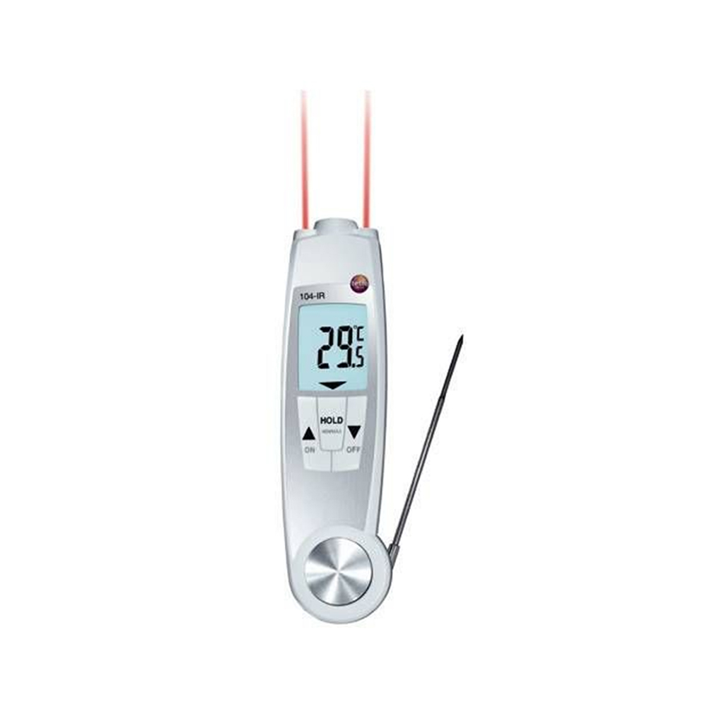 testo 104 IR 방수 적외선 탐침 온도계