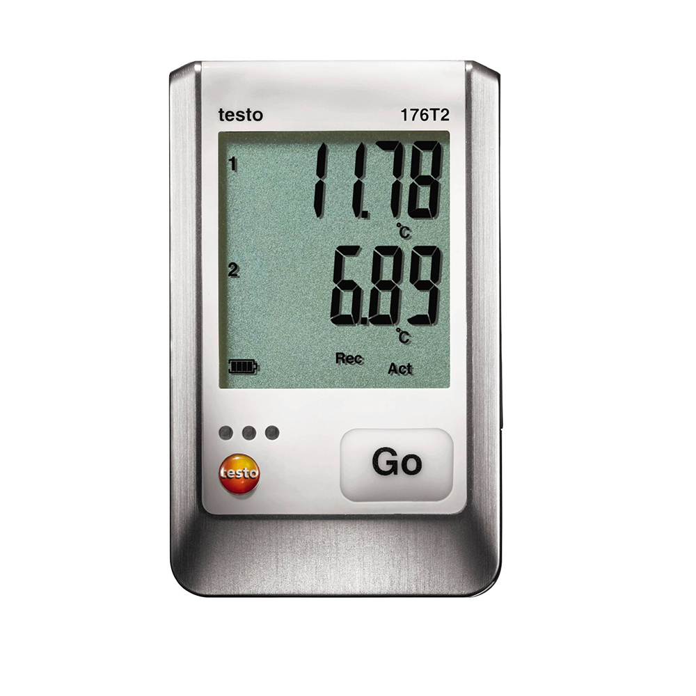 testo 176 T2 고정밀 2채널 온도 로거