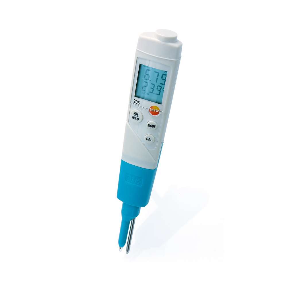 testo 206 pH2 반고체 측정용 pH 측정기