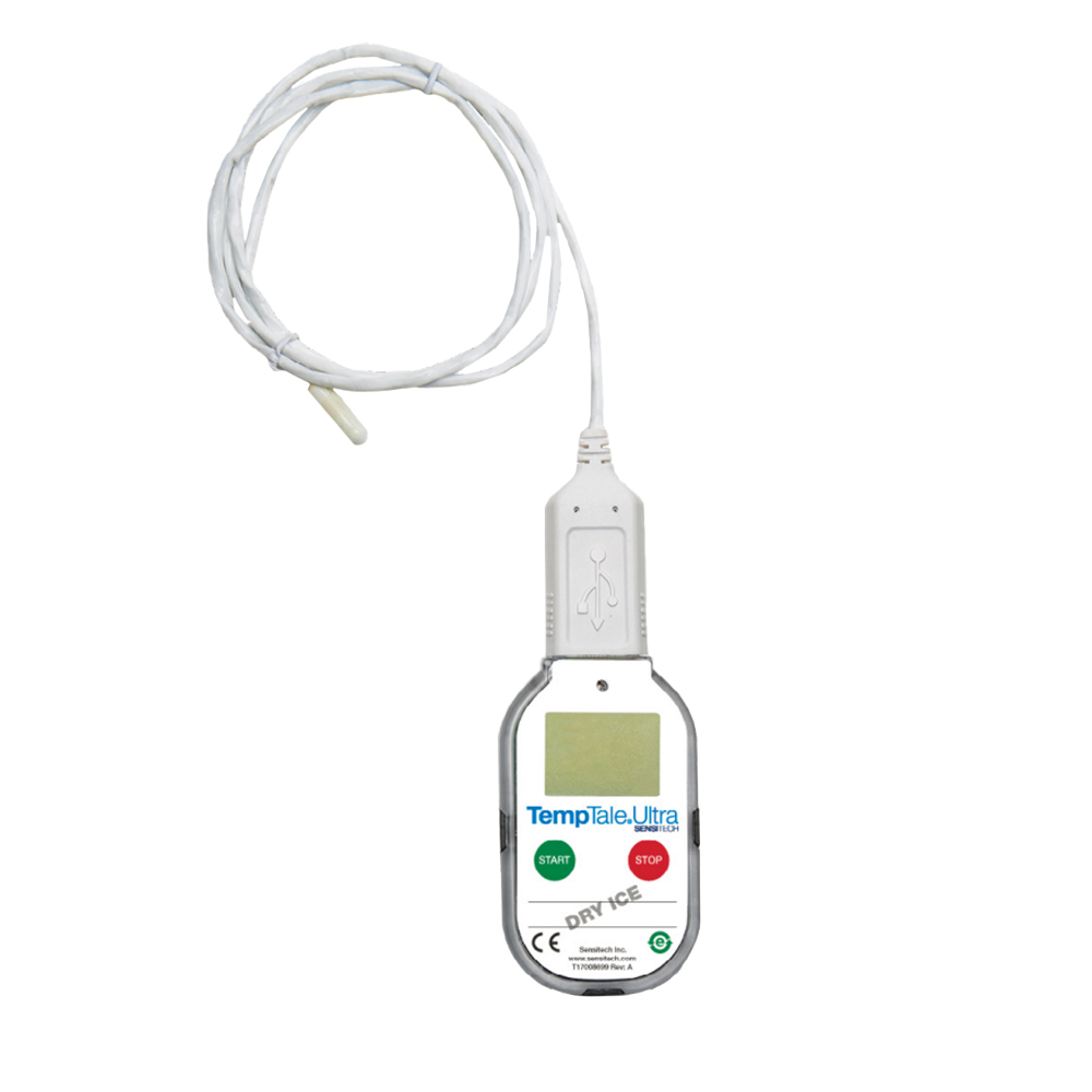 SENSITECH TempTale Ultra Dry Ice Probe 일회용 외장 극저온 기록계