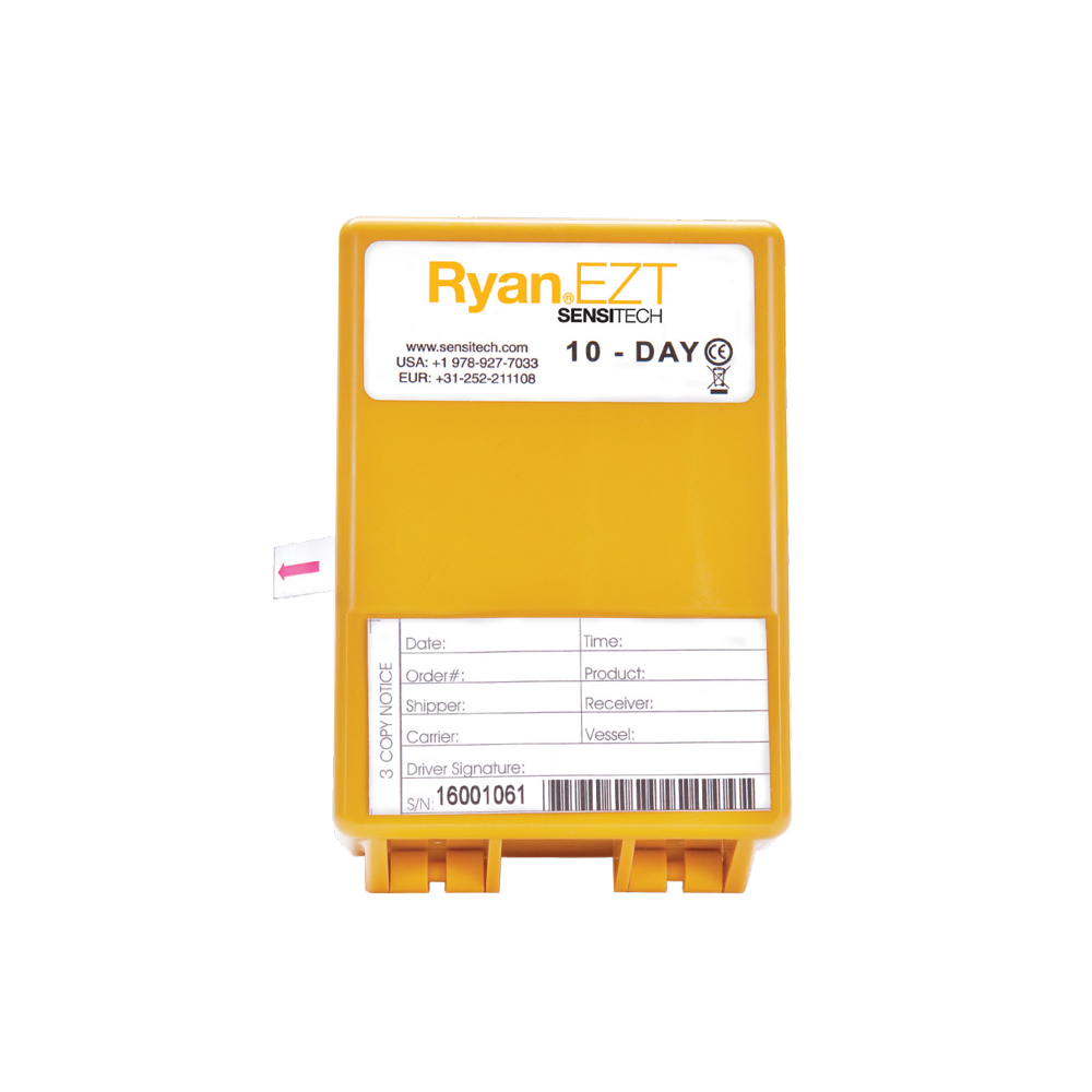SENSITECH Ryan® EZT 일회용 아날로그 온도기록계