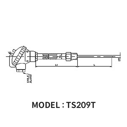THERMO COUPLE TS209T 열전대 센서