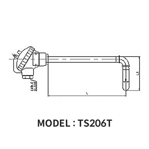 THERMO COUPLE TS206T 열전대 센서